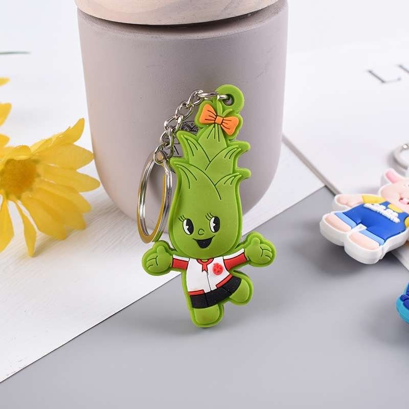 custom 3d rubber keychain keychain pvc