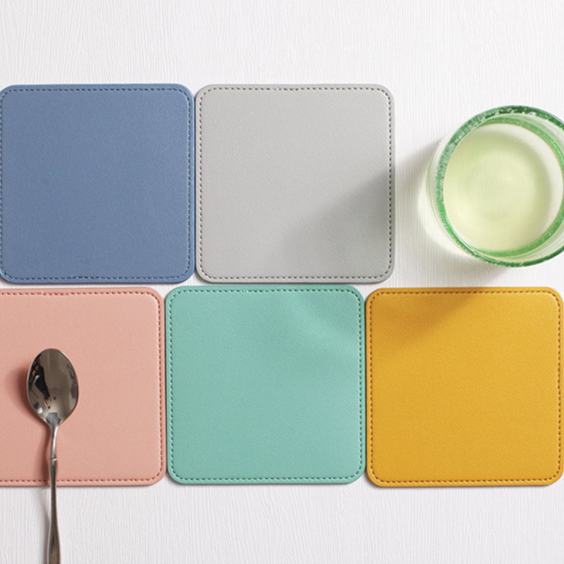 custom leather coasters bulk