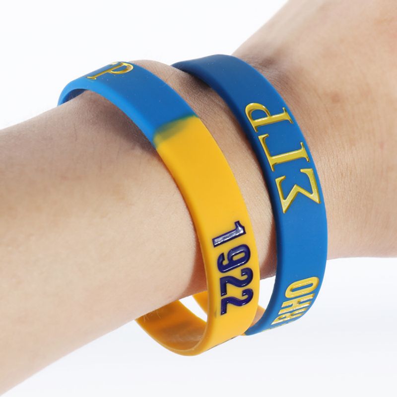 logo silicone wristbands