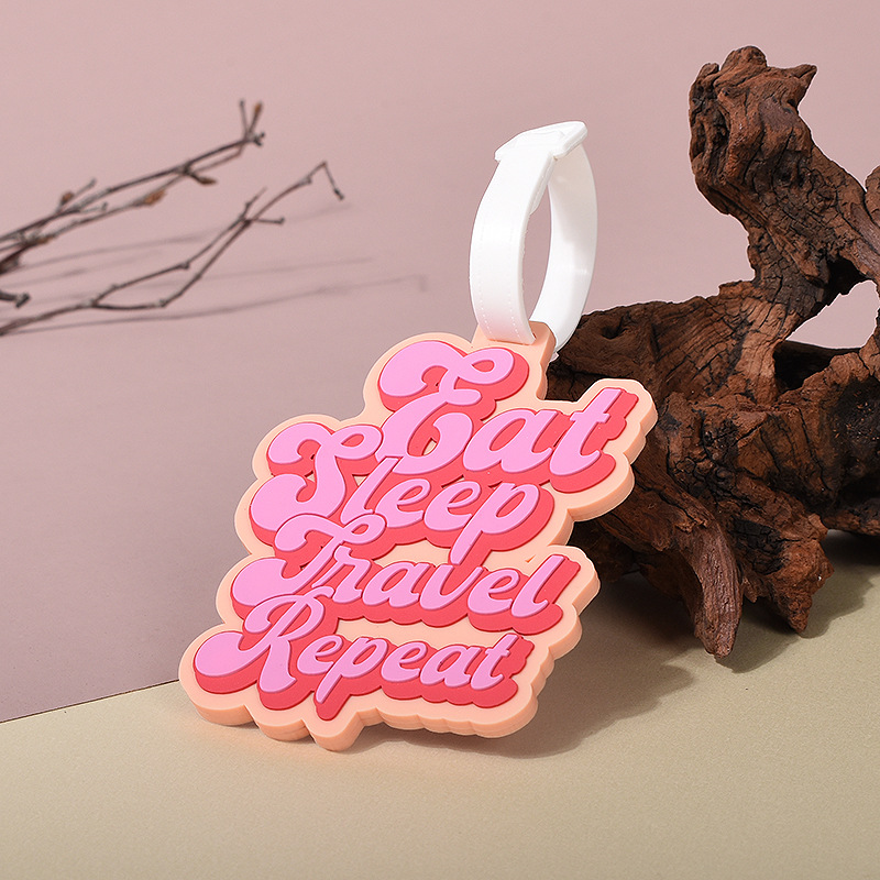 rubber luggage tag