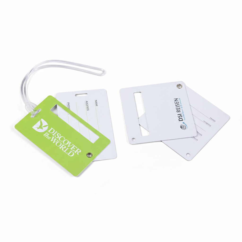 luggage tag plastic