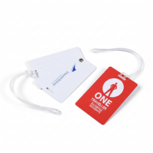hard plastic luggage tag