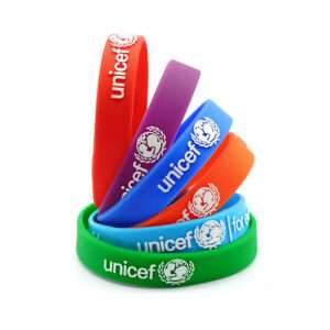 custom embossed silicone wristbands