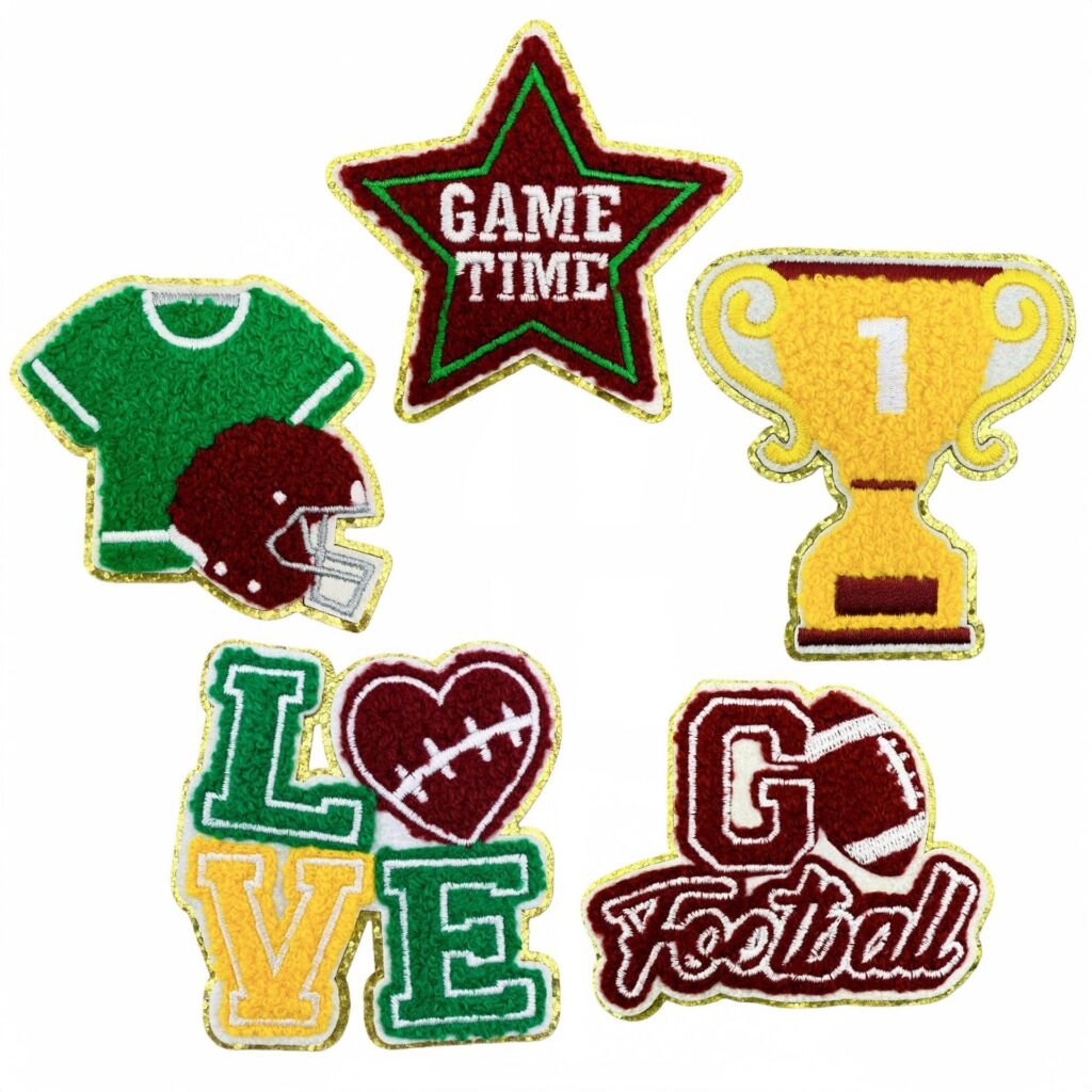 custom chenille embroidery patches