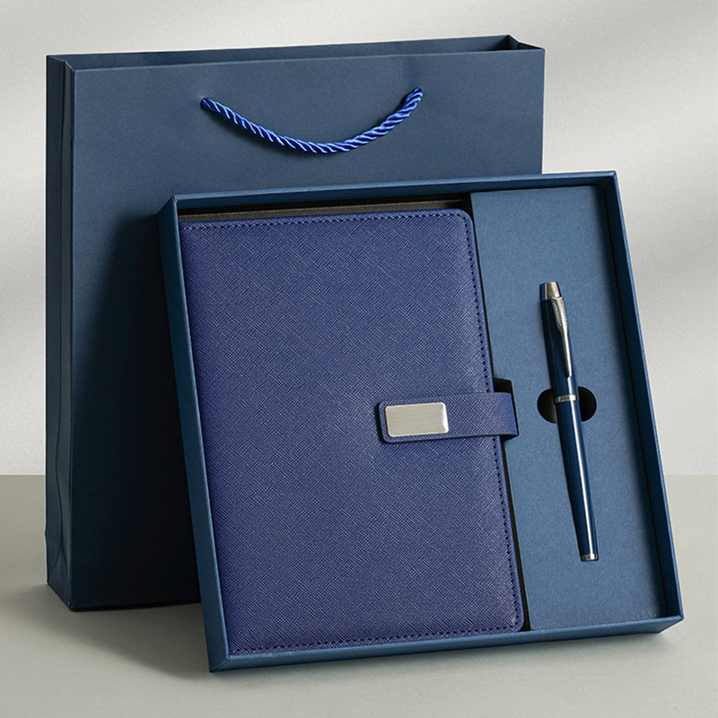 custom corporate gifts for employees – personalized notebooks, pen & gift boxes