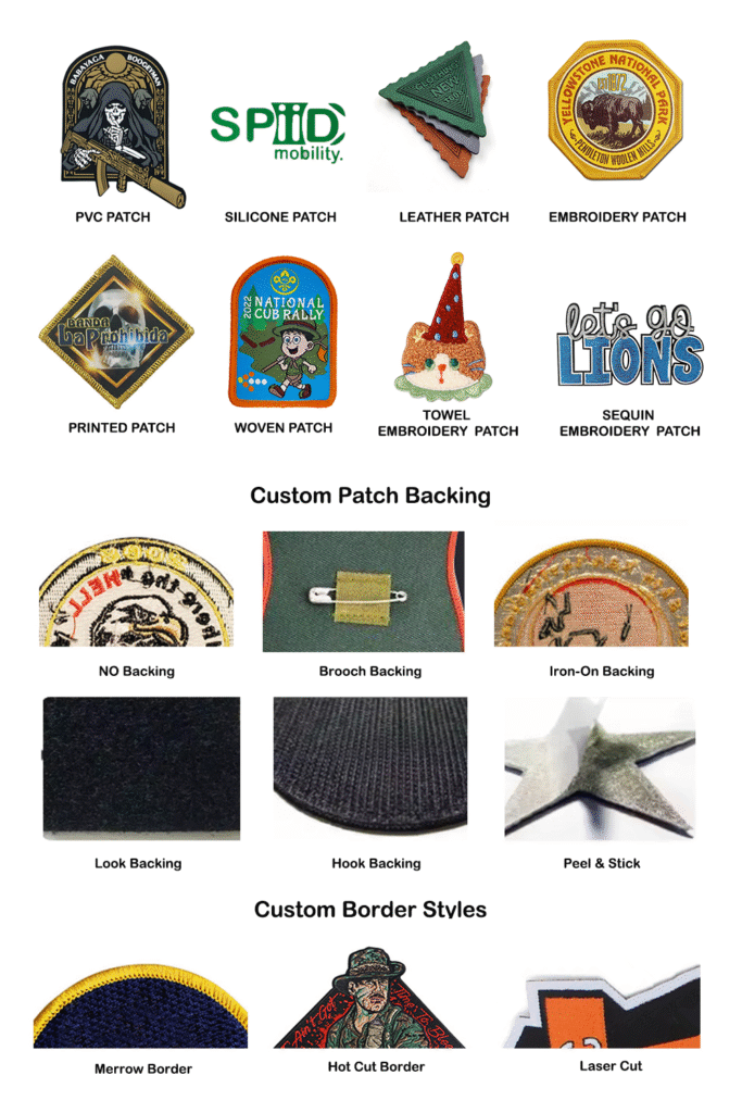 Custom Embroidered Patch custom pvc patch