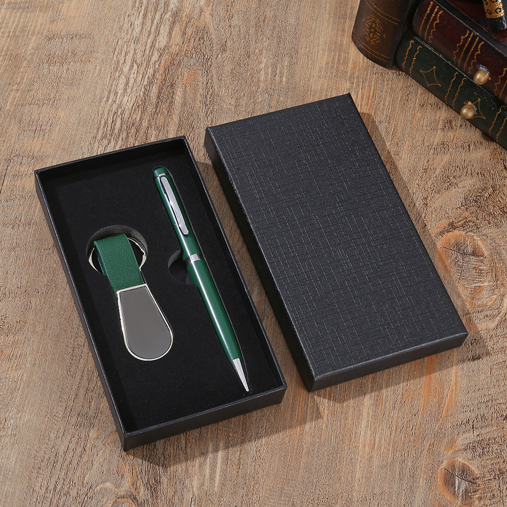 custom business gift for startups – budget friendly logo kits with pens & keychains