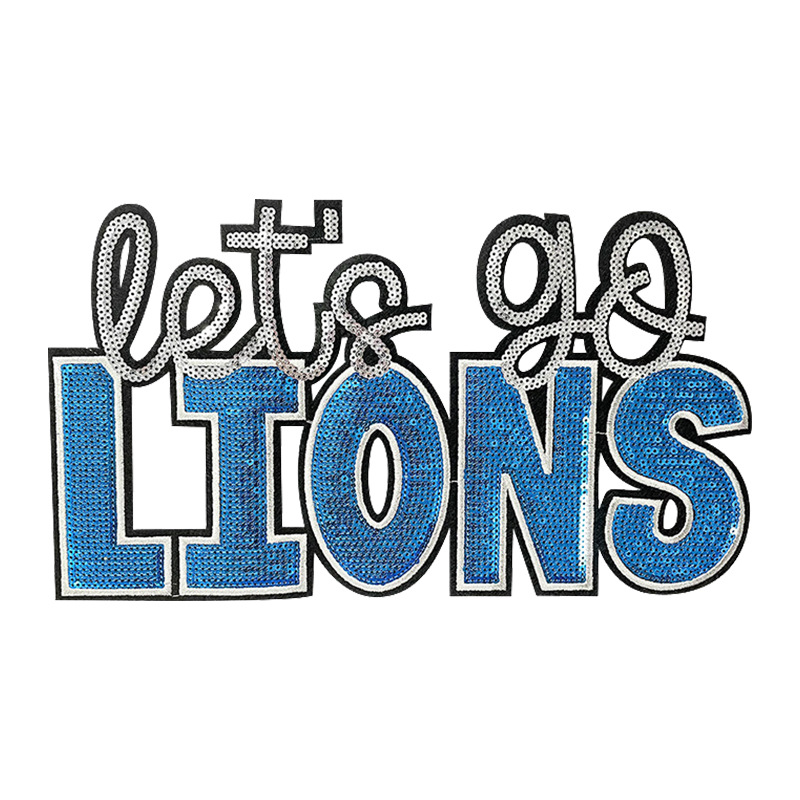 sequins embroidery patches